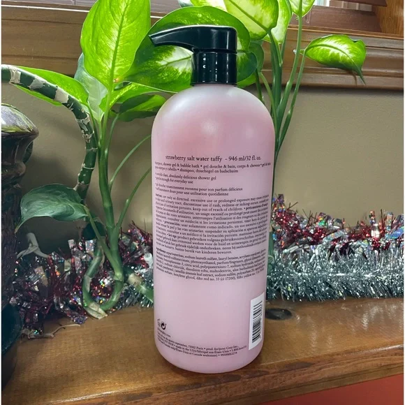 PHILOSOPHY SALT WATER TAFFY 32oz. SHAMPOO, SHOWER GEL & BUBBLE BATH. - Picture 2 of 3